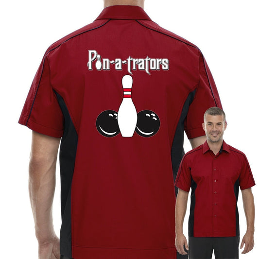 Pin-A-Trators Classic Retro Bowling Shirt - The Muckler - Includes Embroidered Name