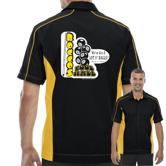 Rocco's Pool Hall Classic Retro Bowling Shirt - The Muckler - Includes Embroidered Name