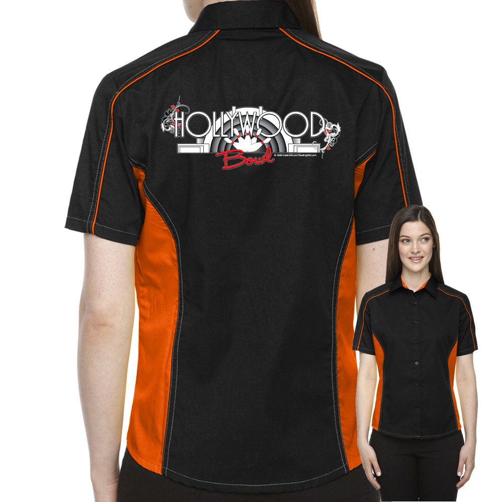 Hollywood Bowl Classic Retro Bowling Shirt- The Muckler (Ladies) - Includes Embroidered Name