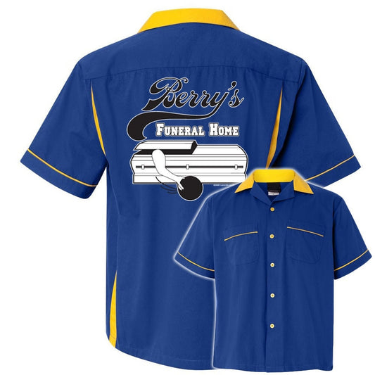 Berry's Funeral Home Classic Retro Bowling Shirt- Classic 2.0 - Includes Embroidered Name #119