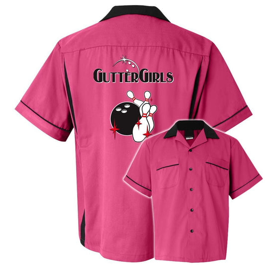 Gutter Girls Classic Retro Bowling Shirt- Classic 2.0 - Includes Embroidered Name  #157/135
