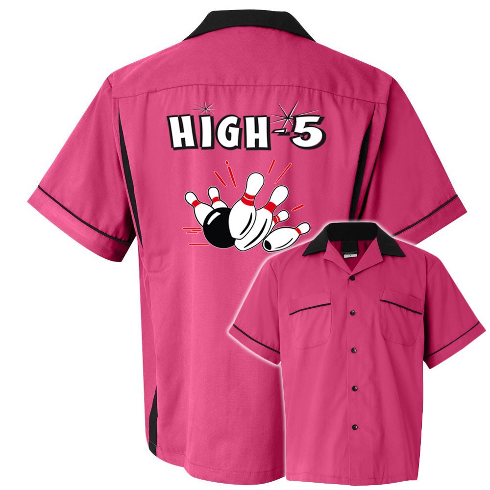 High 5 Classic Retro Bowling Shirt- Classic 2.0 - Includes Embroidered Name #126/127