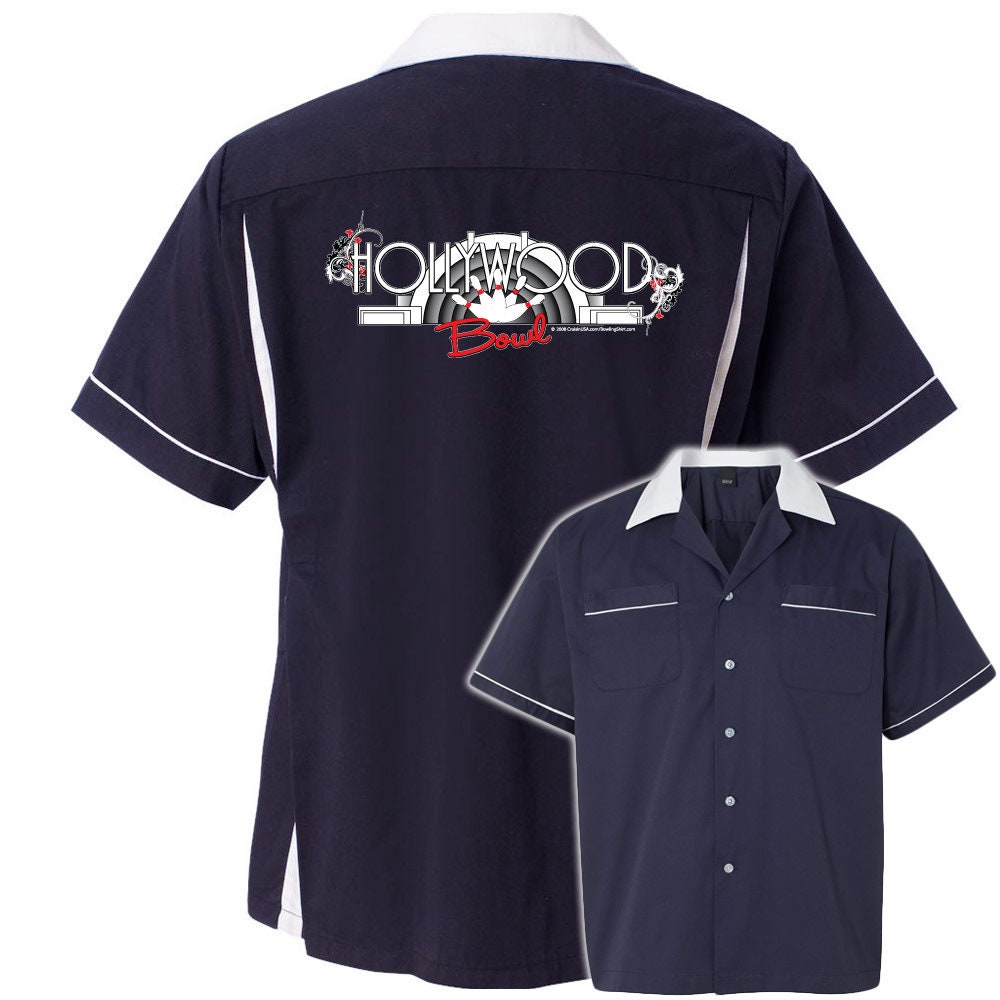 Hollywood Bowl Classic Retro Bowling Shirt- Classic 2.0 - Includes Embroidered Name