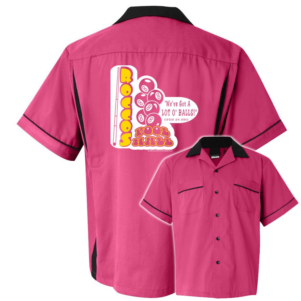 Rocco's Pool Hall Classic Retro Bowling Shirt- Classic 2.0 - Includes Embroidered Name