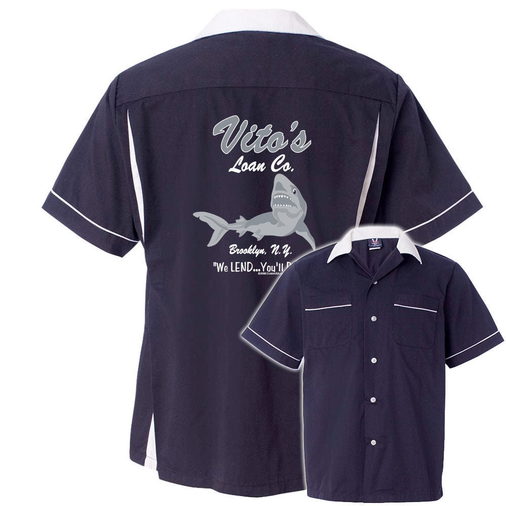 Vito's Loan Co. Classic Retro Bowling Shirt- Classic 2.0 - Includes Embroidered Name