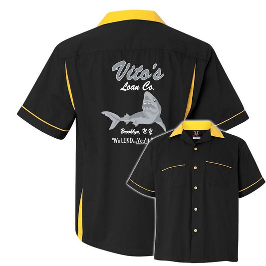 Vito's Loan Co. Classic Retro Bowling Shirt- Classic 2.0 - Includes Embroidered Name