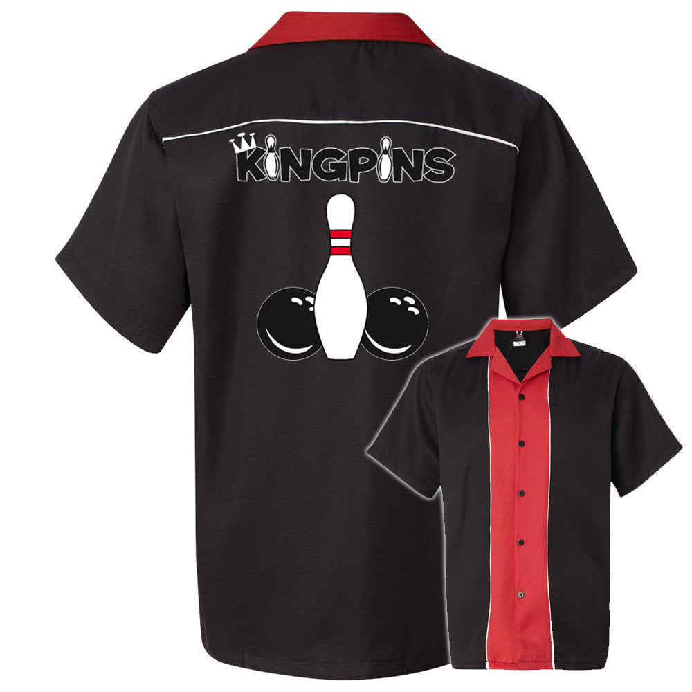 Kingpins Classic Retro Bowling Shirt - Swing Master 2.0 - Includes Embroidered Name