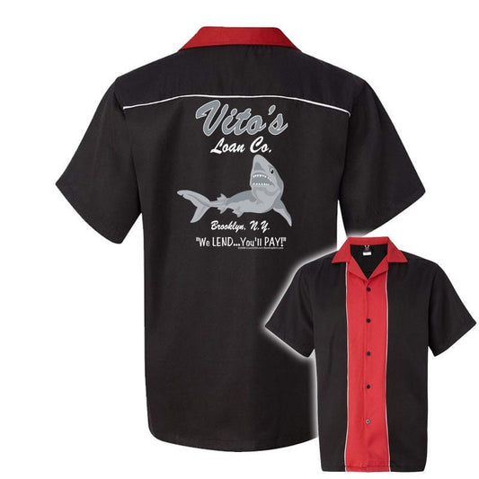Vito's Loan Co. Classic Retro Bowling Shirt - Swing Master 2.0 - Includes Embroidered Name