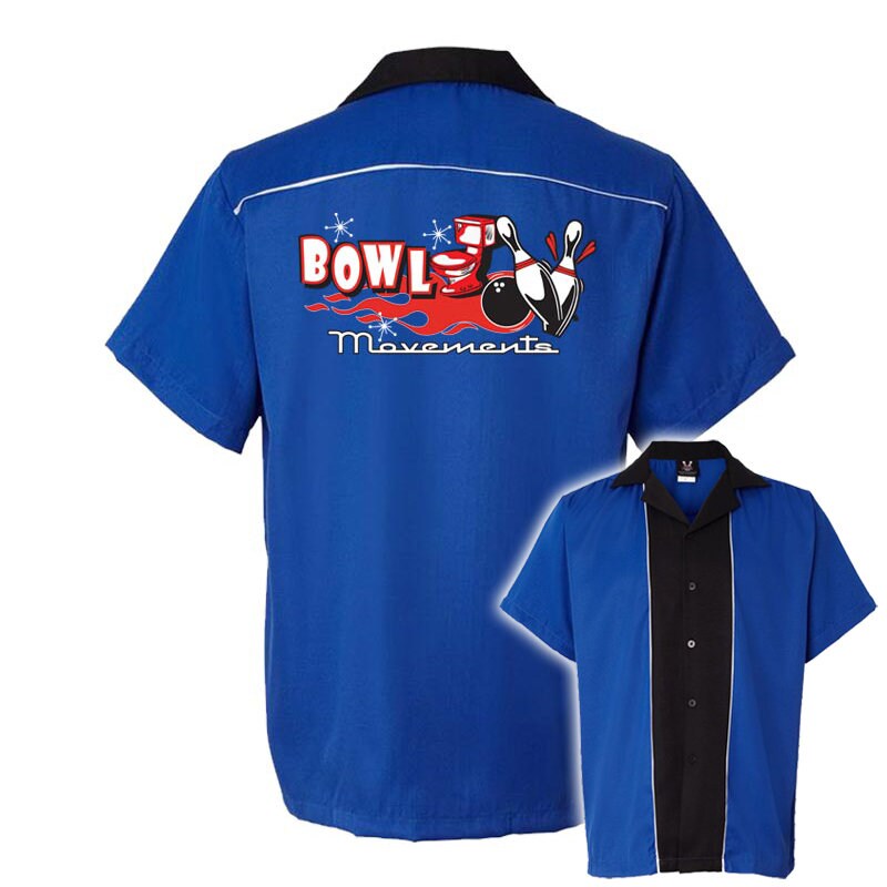 Bowl Movements Classic Retro Bowling Shirt - Swing Master 2.0 - Includes Embroidered Name #121
