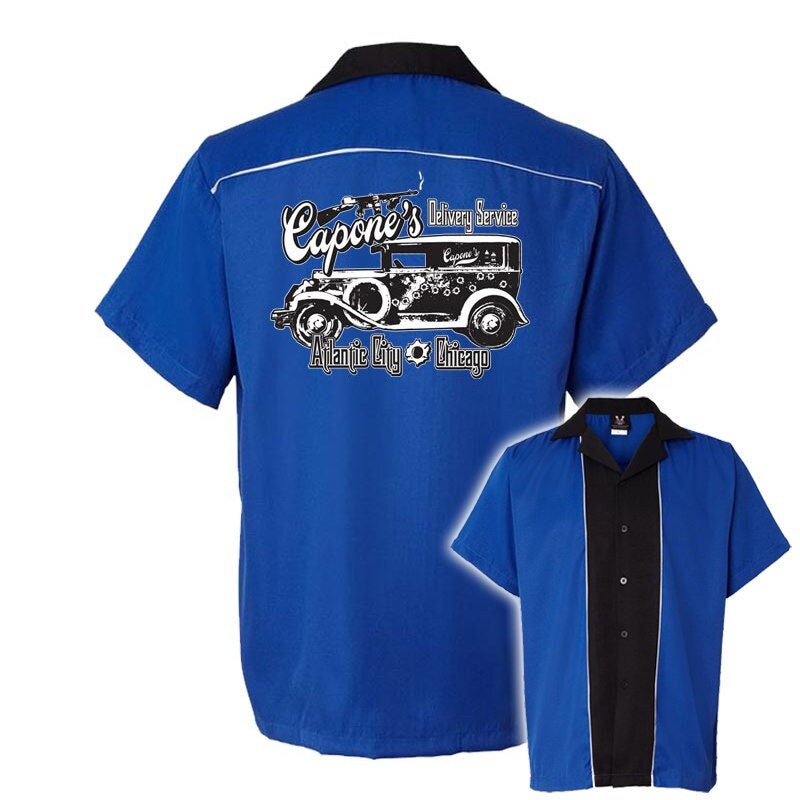 Capones Delivery Service Classic Retro Bowling Shirt - Swing Master 2.0 - Includes Embroidered Name