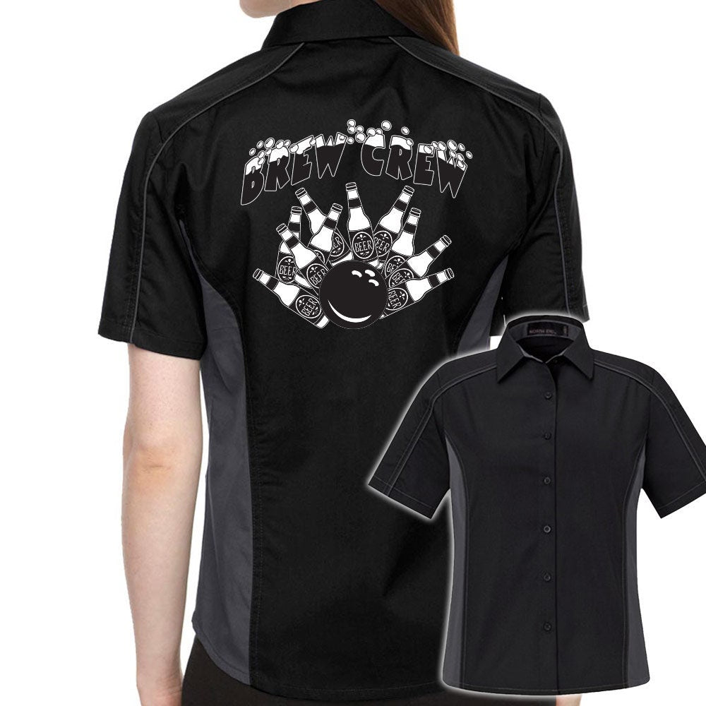 Brew Crew Classic Retro Bowling Shirt- The Muckler (Ladies) - Includes Embroidered Name #122/188