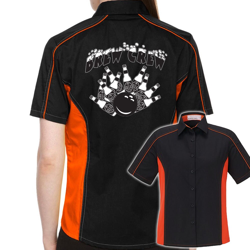 Brew Crew Classic Retro Bowling Shirt- The Muckler (Ladies) - Includes Embroidered Name #122/188