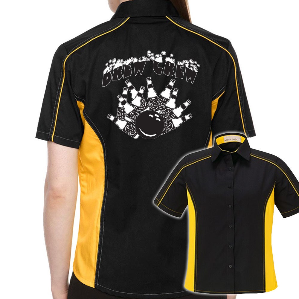 Brew Crew Classic Retro Bowling Shirt- The Muckler (Ladies) - Includes Embroidered Name #122/188