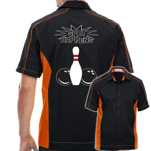 Split Happens Classic Retro Bowling Shirt - The Muckler - Includes Embroidered Name