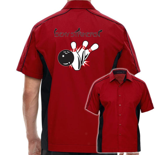 Sexy Strikers Classic Retro Bowling Shirt - The Muckler - Includes Embroidered Name