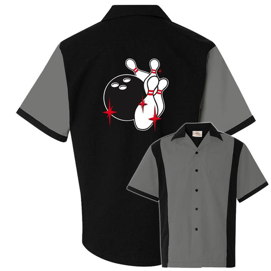 Pin Splash C Classic Retro Bowling Shirt - Retro Two - Includes Embroidered Name #135