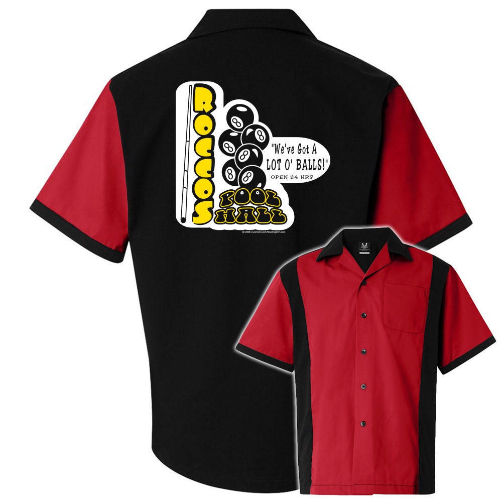 Rocco's Classic Retro Bowling Shirt - Retro Two - Includes Embroidered Name