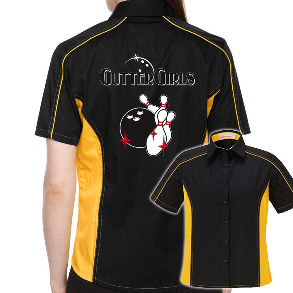 Gutter Girls Retro Bowling Shirt- The Muckler (Ladies) - Includes Embroidered Name #157/135