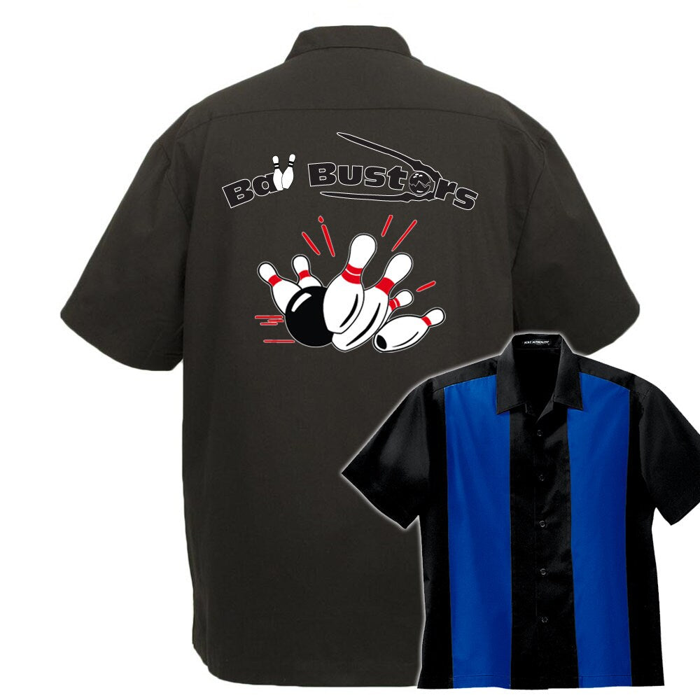 Ball Busters Classic Retro Bowling Shirt - The Player - Includes Embroidered Name