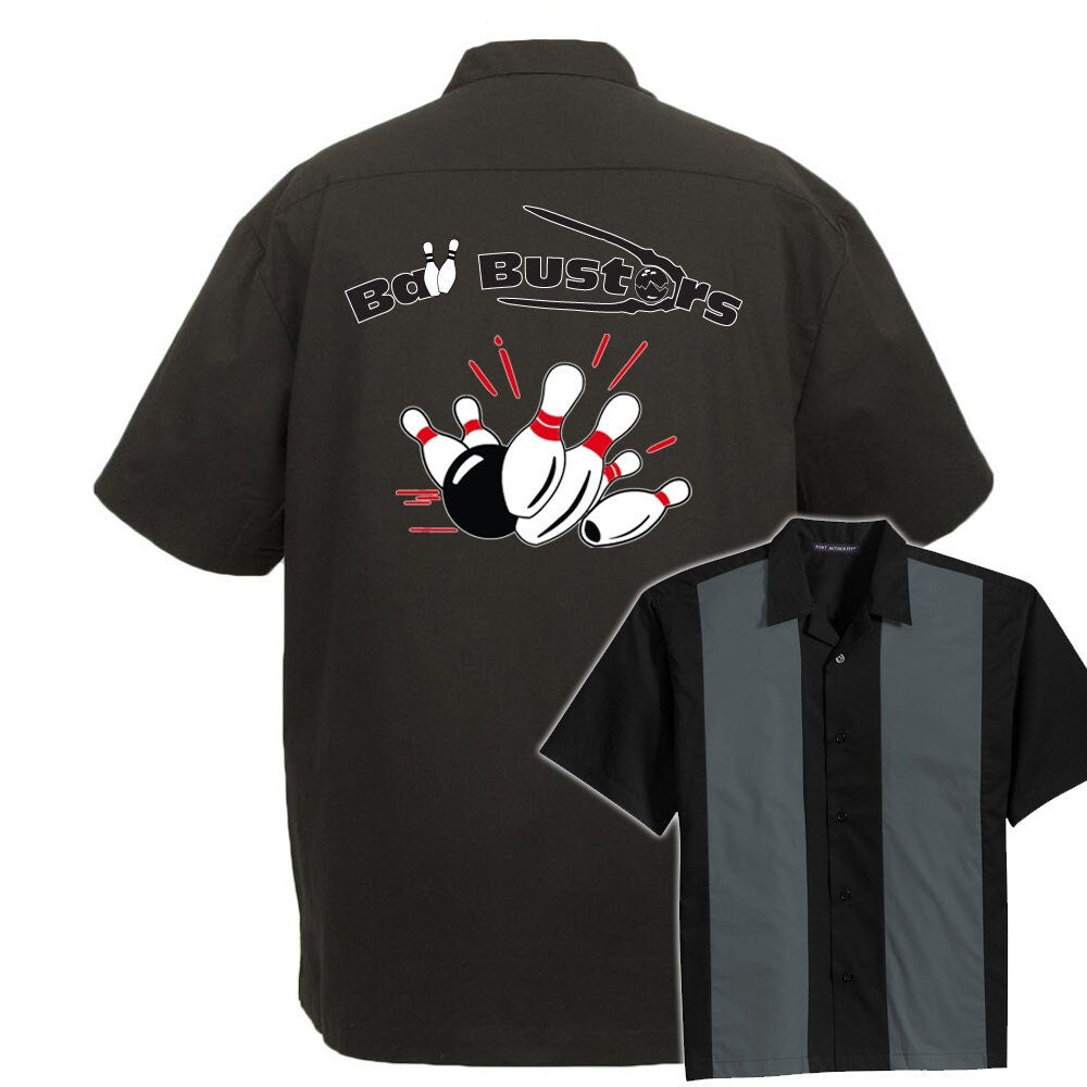Ball Busters Classic Retro Bowling Shirt - The Player - Includes Embroidered Name