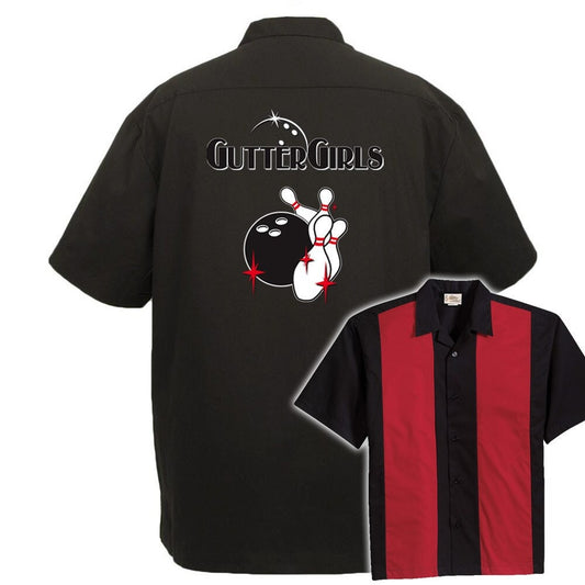 Gutter Girls Classic Retro Bowling Shirt - The Player - Includes Embroidered Name #157/135