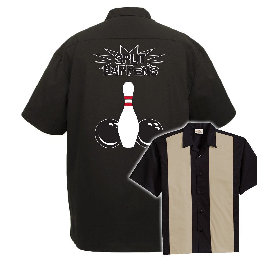 Split Happens Classic Retro Bowling Shirt - The Player - Includes Embroidered Name