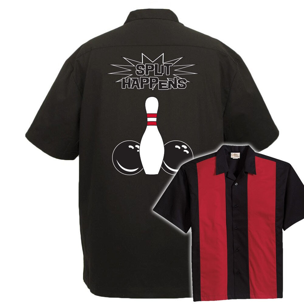 Split Happens Classic Retro Bowling Shirt - The Player - Includes Embroidered Name