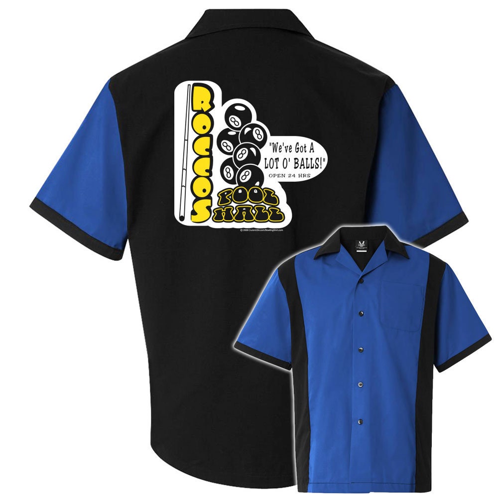 Rocco's Classic Retro Bowling Shirt - Retro Two - Includes Embroidered Name