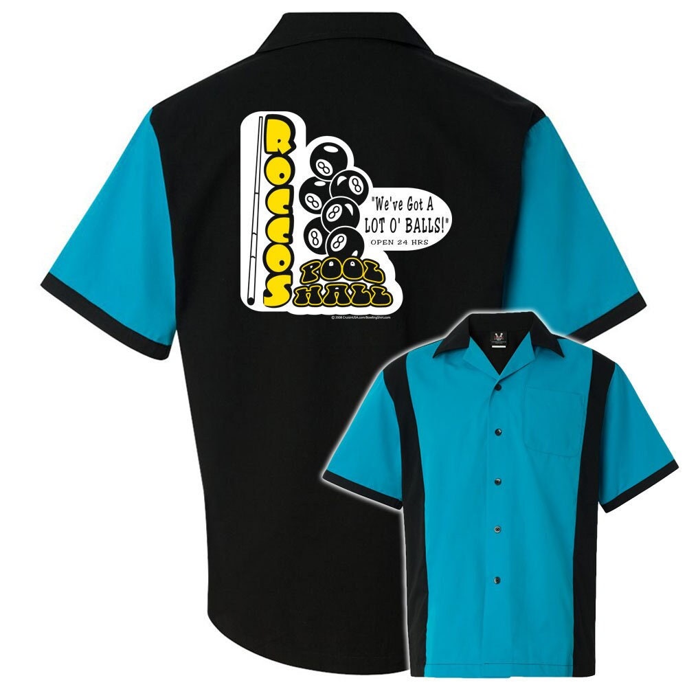 Rocco's Classic Retro Bowling Shirt - Retro Two - Includes Embroidered Name