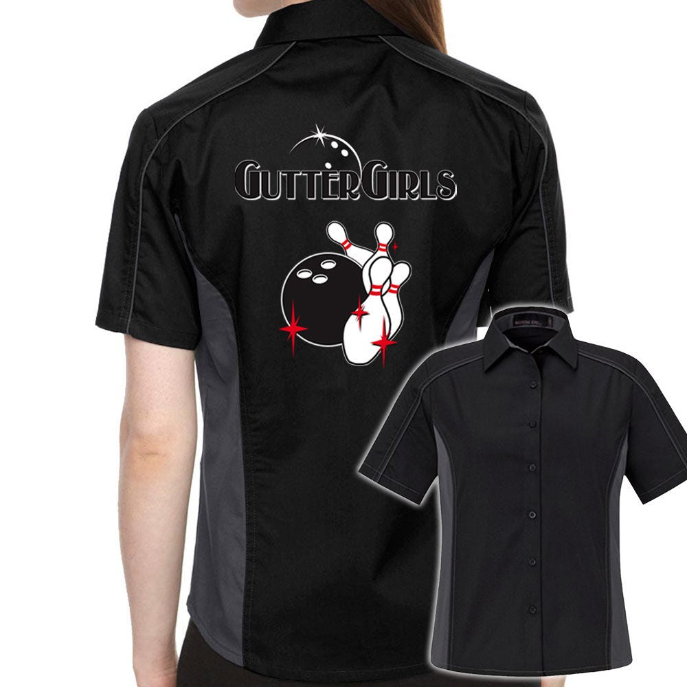 Gutter Girls Retro Bowling Shirt- The Muckler (Ladies) - Includes Embroidered Name #157/135