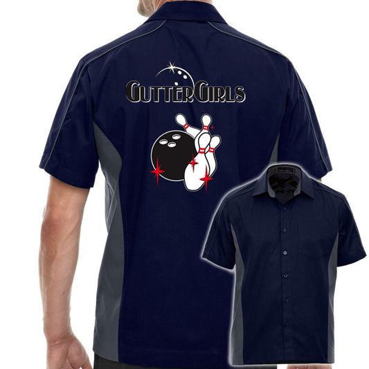 Gutter Girls Classic Retro Bowling Shirt - The Muckler - Includes Embroidered Name #157/135