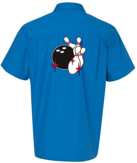 Pin Splash C Classic Retro Bowling Shirt- Vintage Bowler ( Closeout)  - Includes Embroidered Name #135