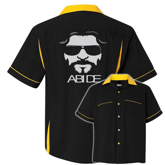 Abide Dude  Retro Bowling Shirt- Classic 2.0 - Includes Embroidered Name #130