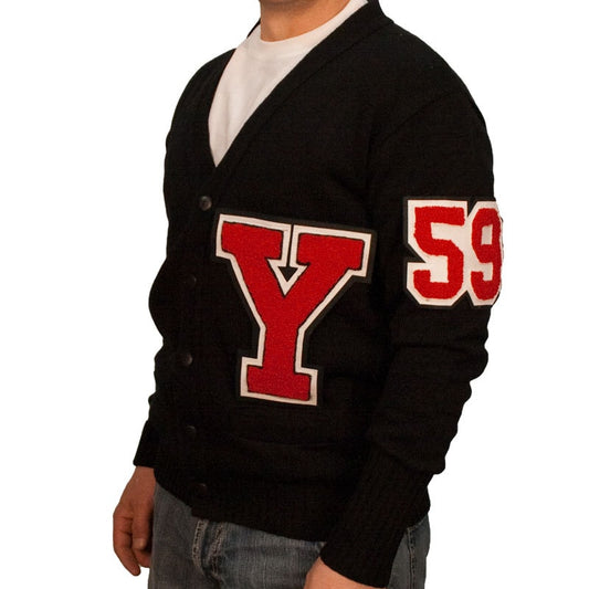 Varsity Letter Sweater w/ Chenille Number & Letter